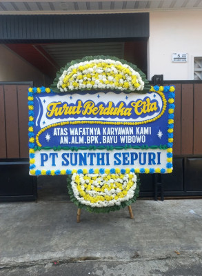 Papan Bunga Duka di Banua Anyar