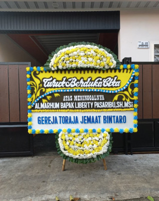 Papan Bunga Duka di Banua Anyar