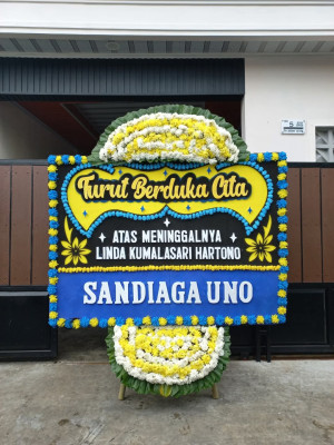 Papan Bunga Duka di Banua Anyar